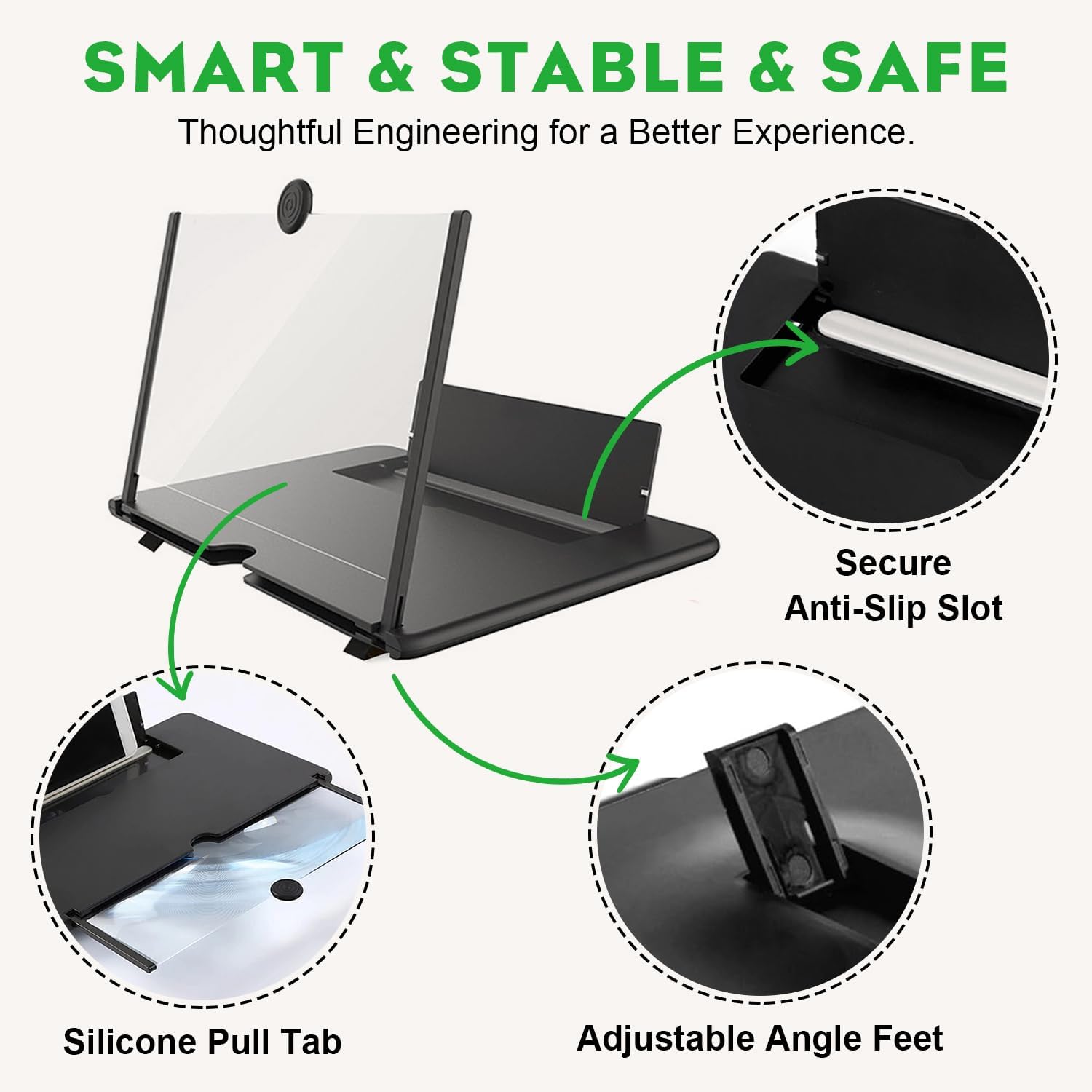 14-Inch 3D HD Phone Screen Magnifier