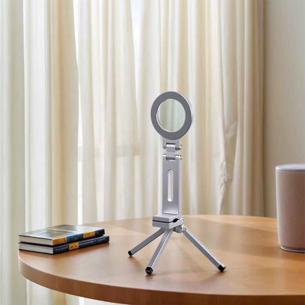 For Magsafe Airplane Phone Holder Foldable Tripod Portable Magnetic Phone Holder Cell Phone Stand for Iphone 16 15 14 13