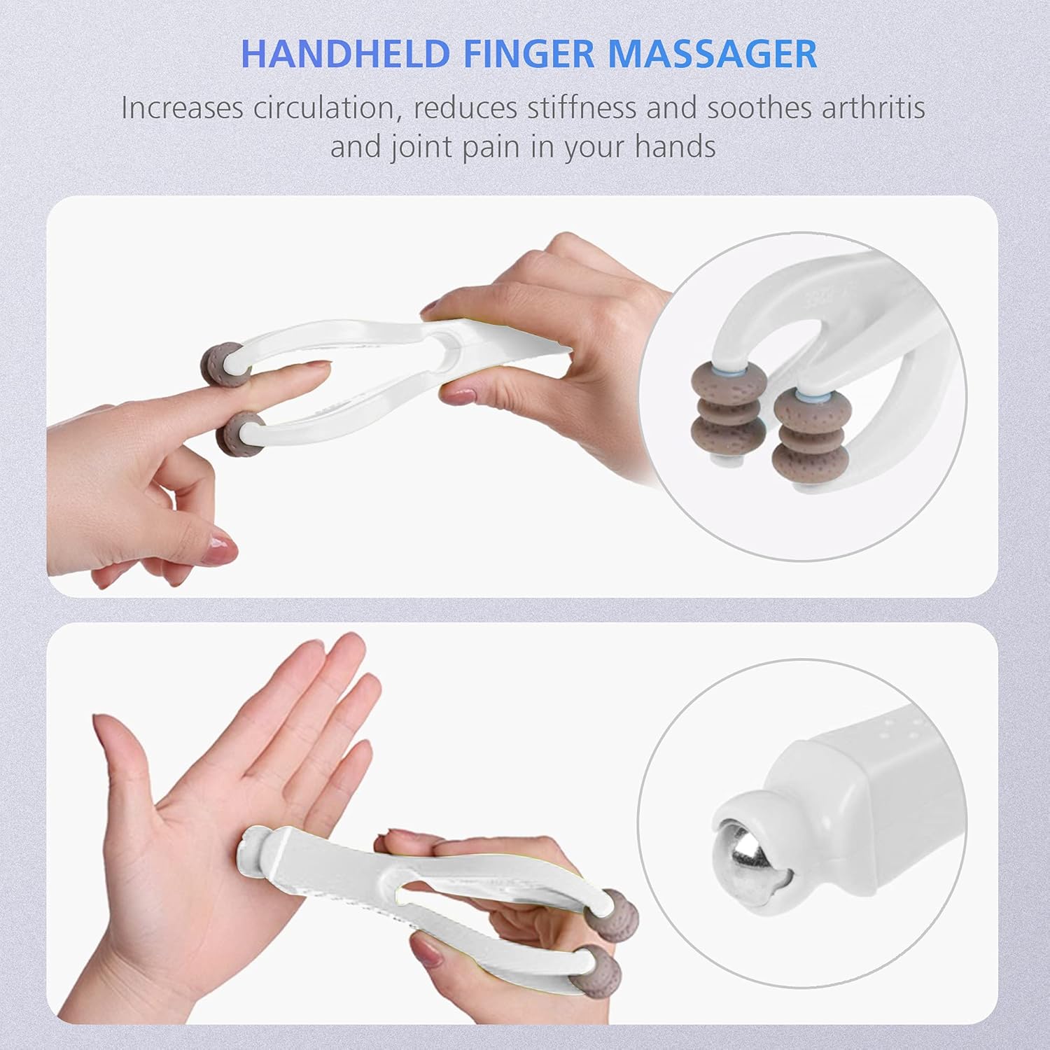 Cordless Hand Massager with Heat – Compression Therapy Tool with 3 Modes & Pressure Levels for Arthritis & Carpal Tunnel