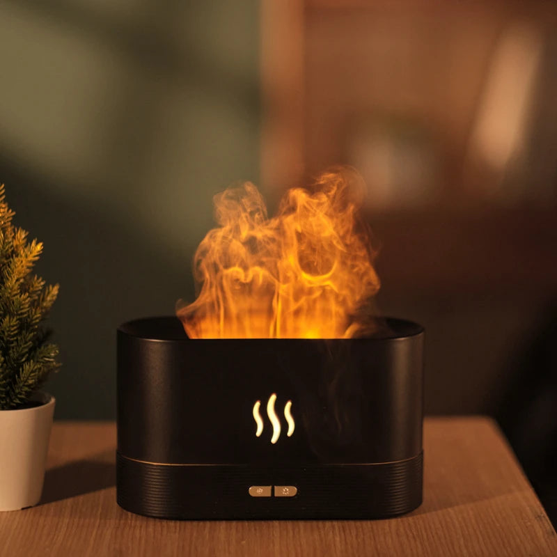 New Flame Aroma Diffuser Ultrasonic Humidifier