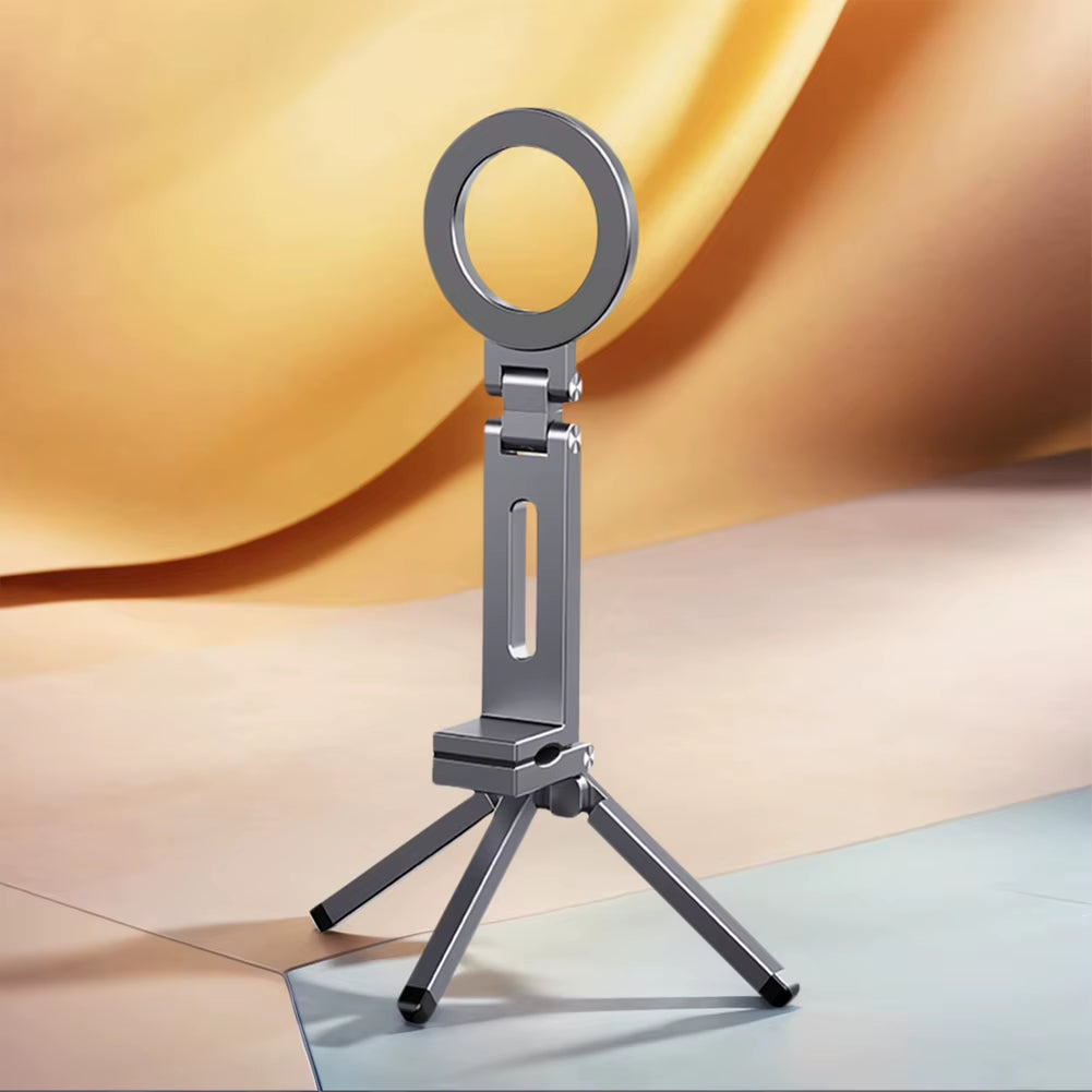 For Magsafe Airplane Phone Holder Foldable Tripod Portable Magnetic Phone Holder Cell Phone Stand for Iphone 16 15 14 13